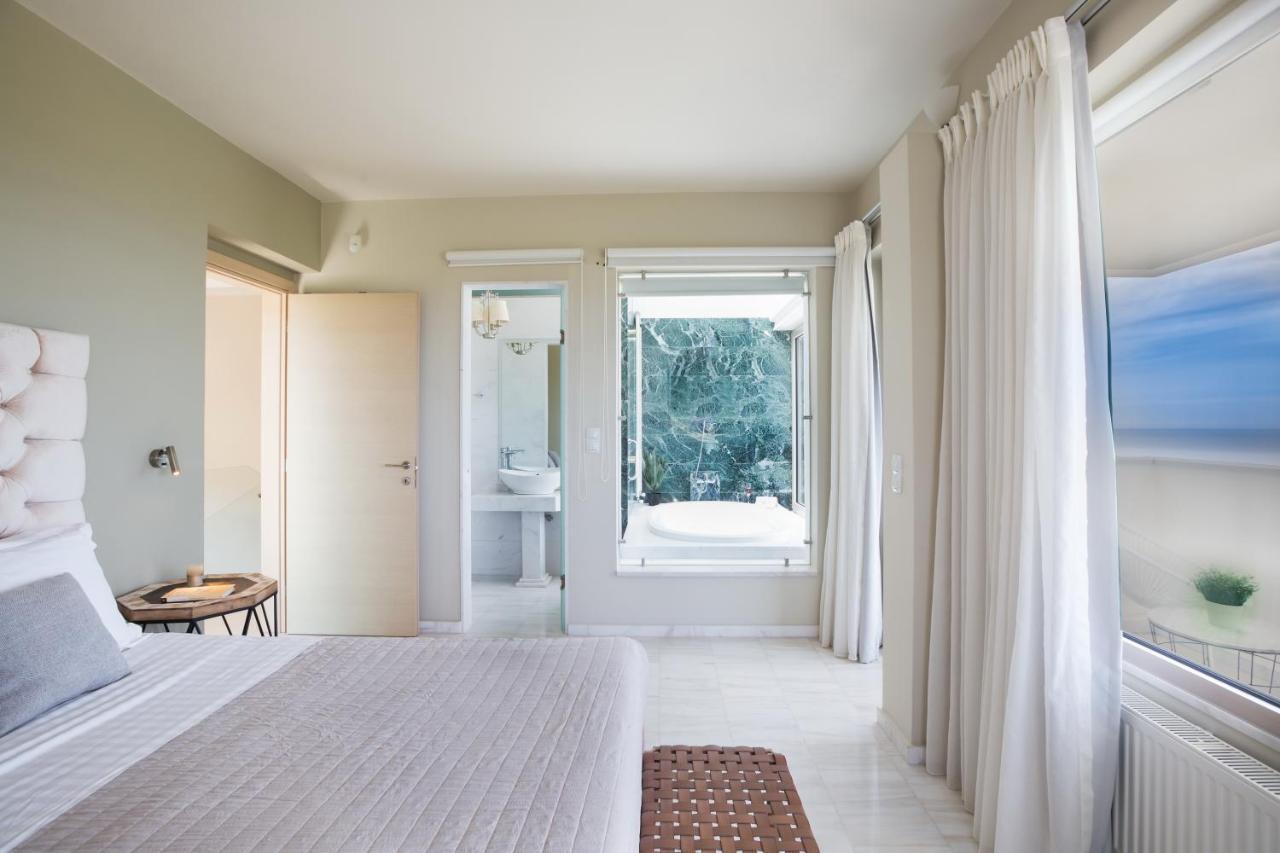 Lux Villa Mia With Heated Pool, 2Km To Beach & Childrens Area! Mikro Metochi Exterior foto