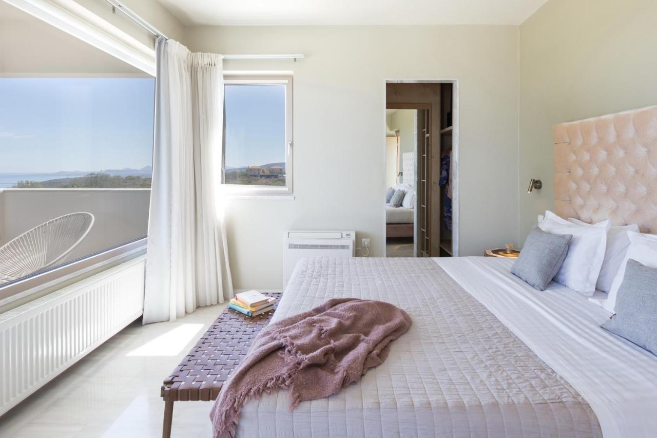 Lux Villa Mia With Heated Pool, 2Km To Beach & Childrens Area! Mikro Metochi Exterior foto