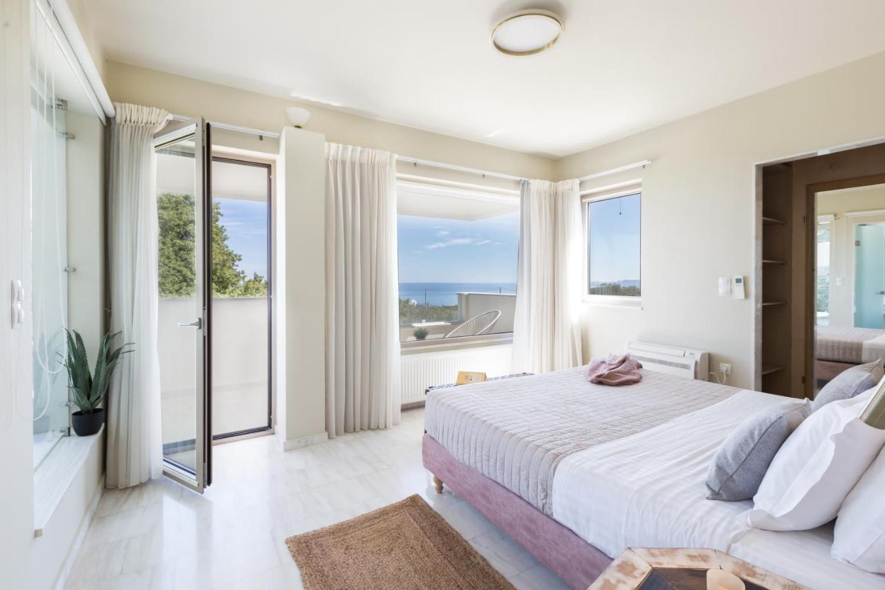 Lux Villa Mia With Heated Pool, 2Km To Beach & Childrens Area! Mikro Metochi Exterior foto